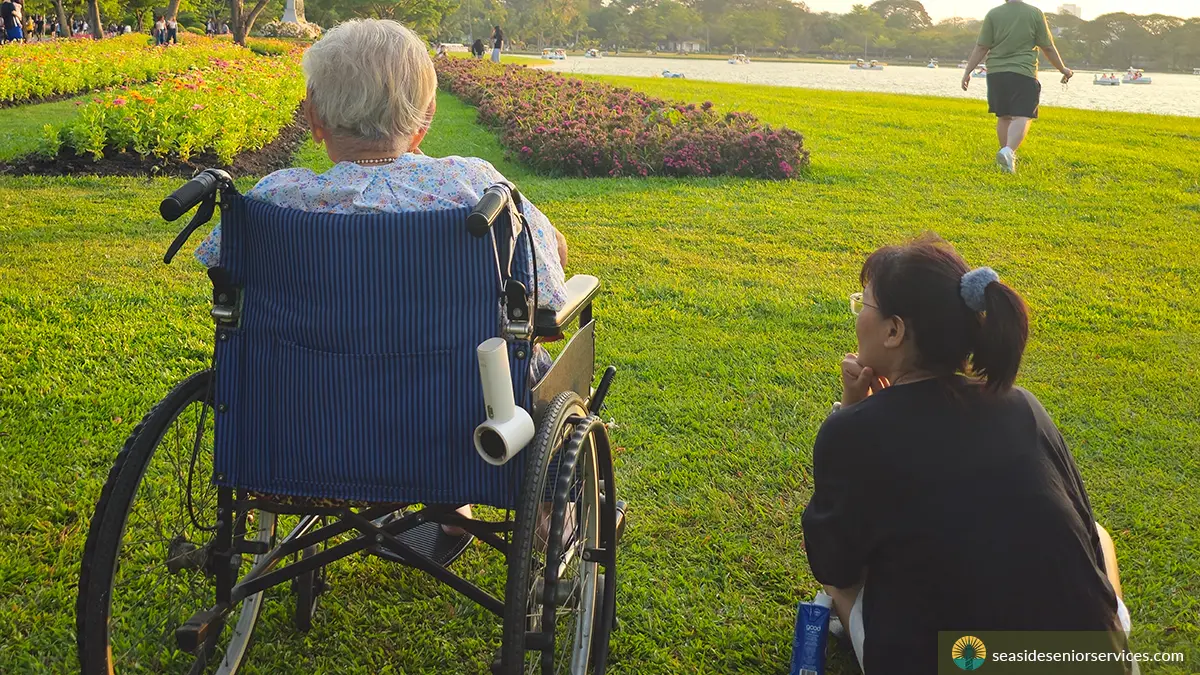 Seaside Senior Services, LLC caregiver providing In-Home Care for Aging Veterans